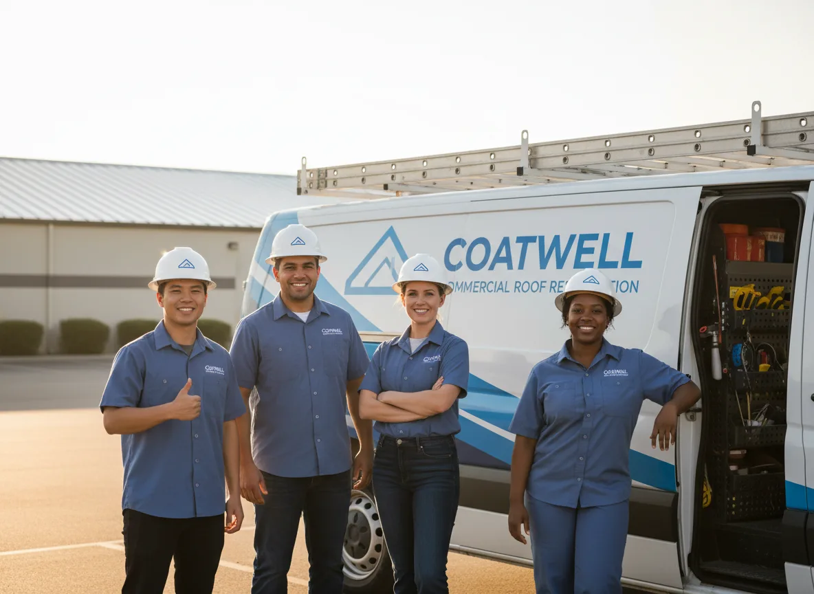 Commercial roof coating company in Greenfield, IA